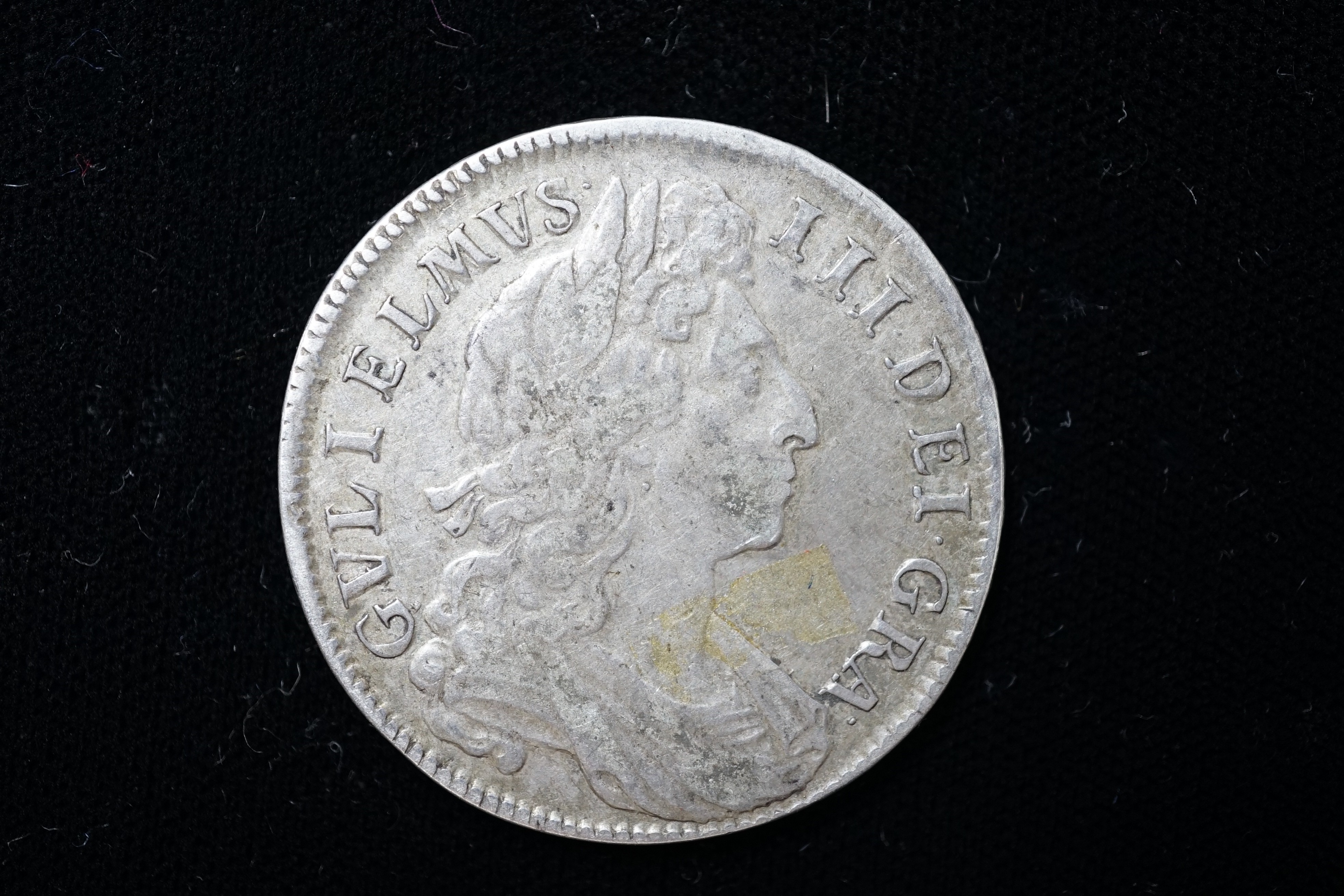 A WIlliam III halfcrown 1700, F/VF